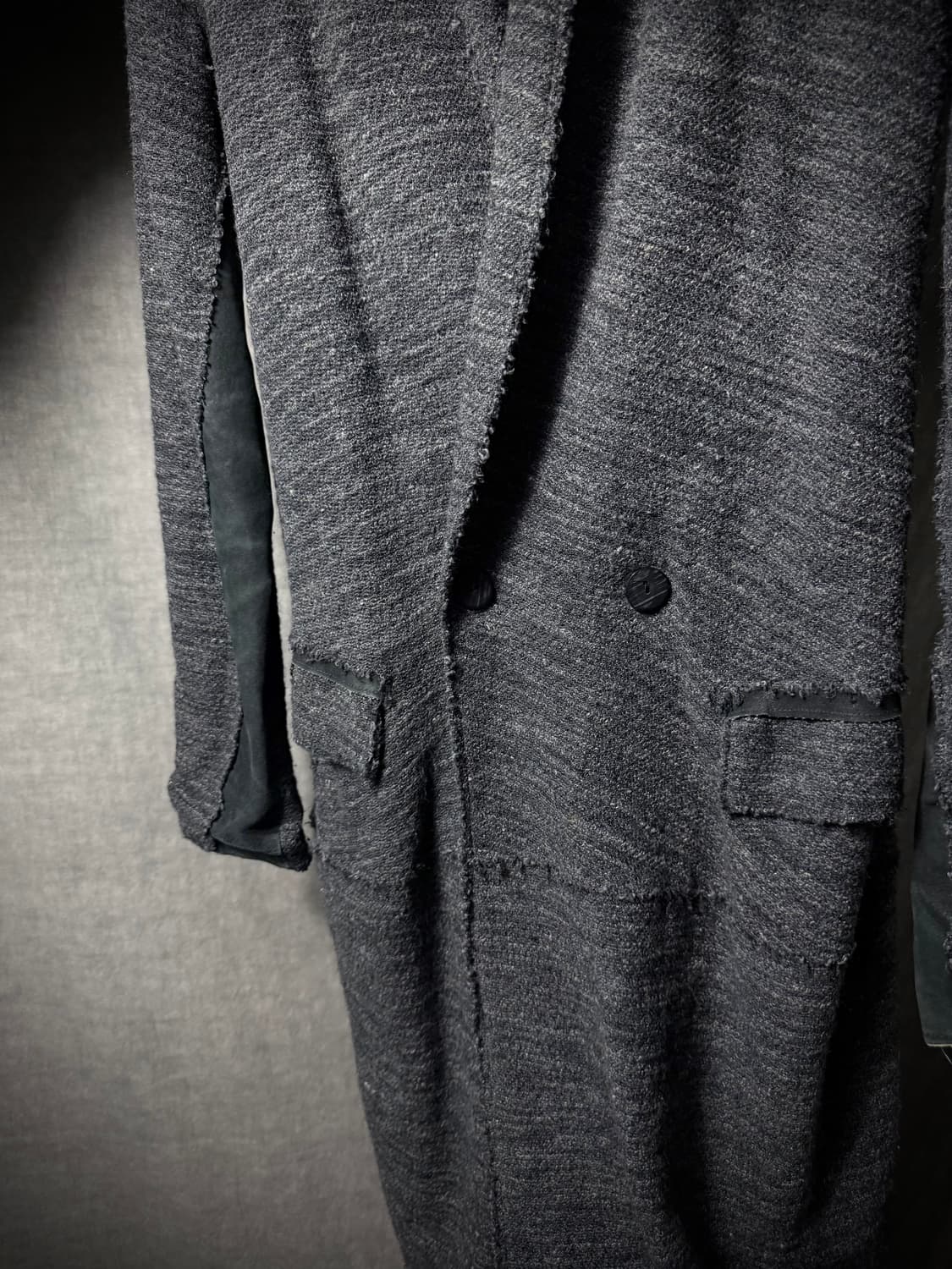 Transit Shawl Collar Double Coat 상품이미지7