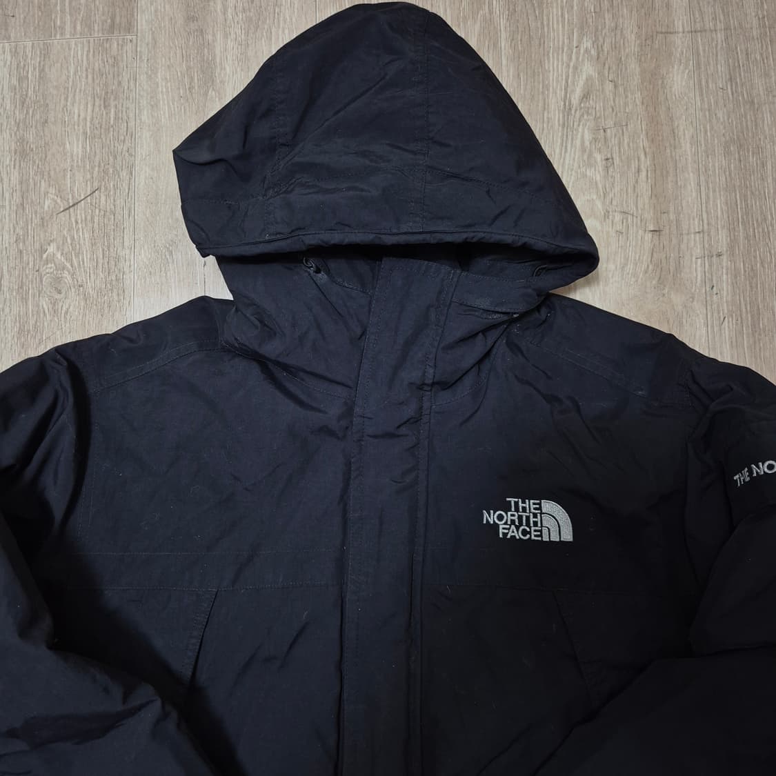 노스페이스 600 사이드포켓 후드 바람막이 경량패딩 자켓 S(90) 상품이미지2