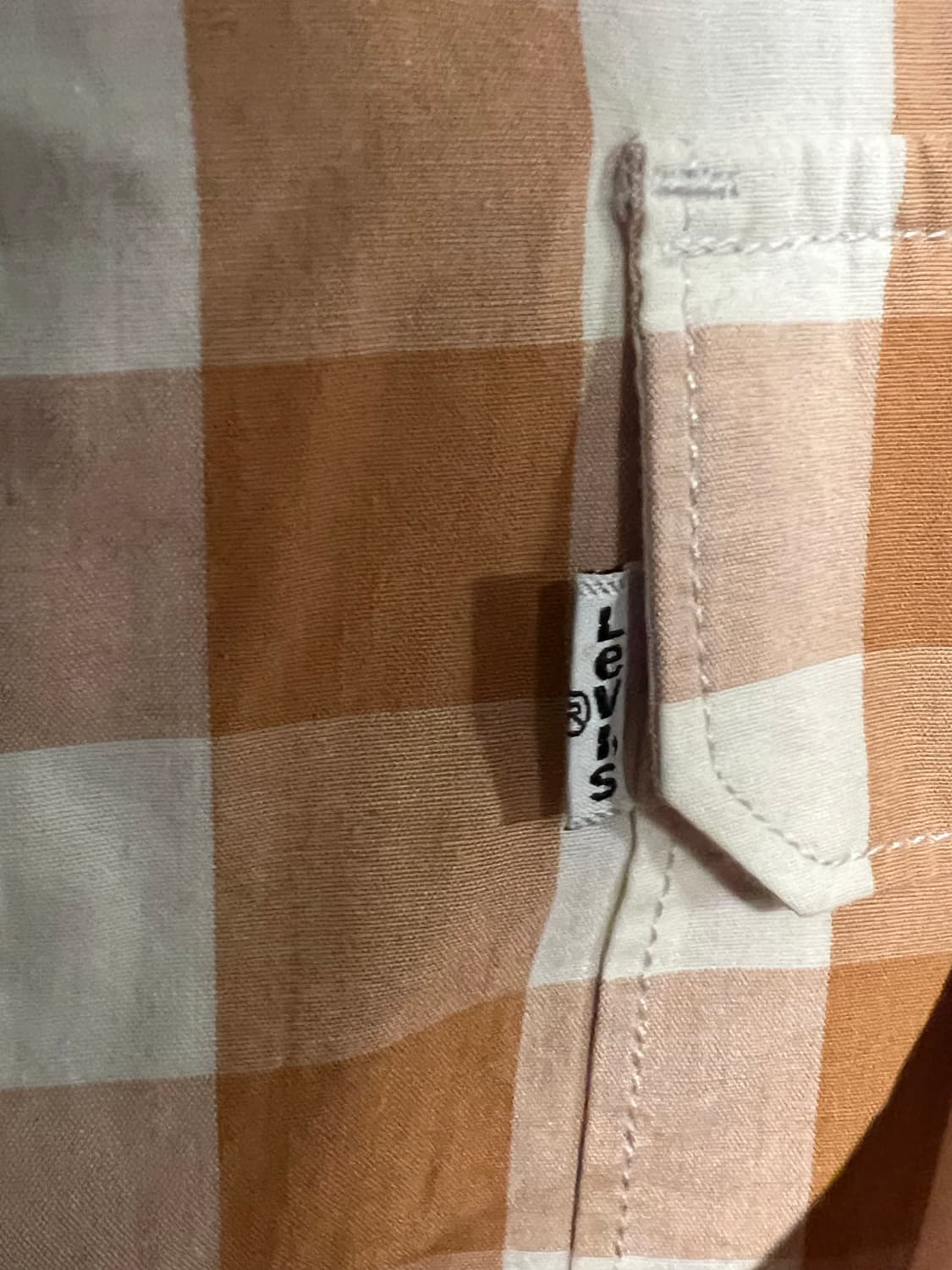 리바이스 반팔 체크셔츠 110사이즈  상품이미지4