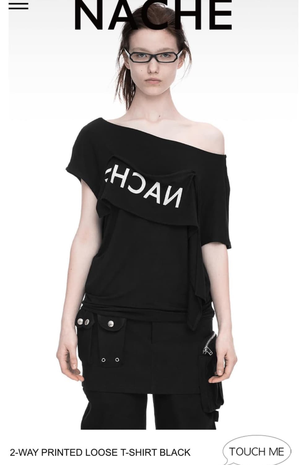 구해요) 나체 투웨이 반팔 티셔츠 상품이미지1