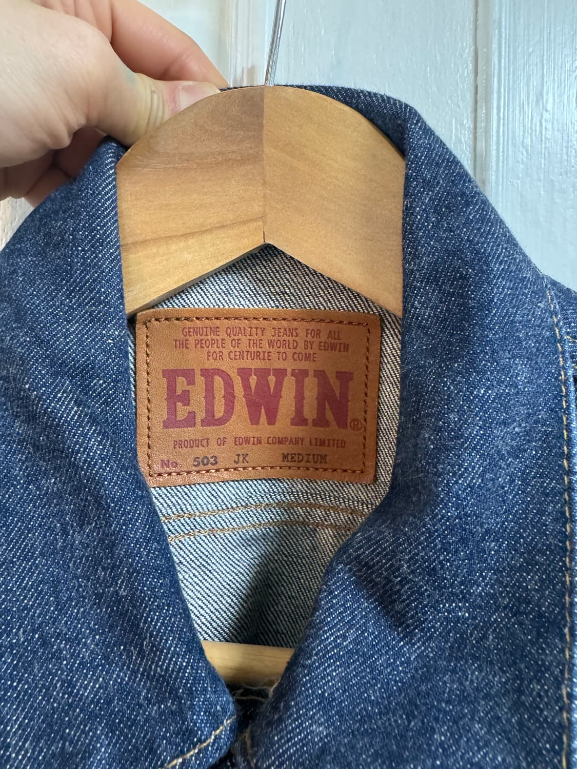 에드윈 Edwin 인디고 데님 자켓 상품이미지4