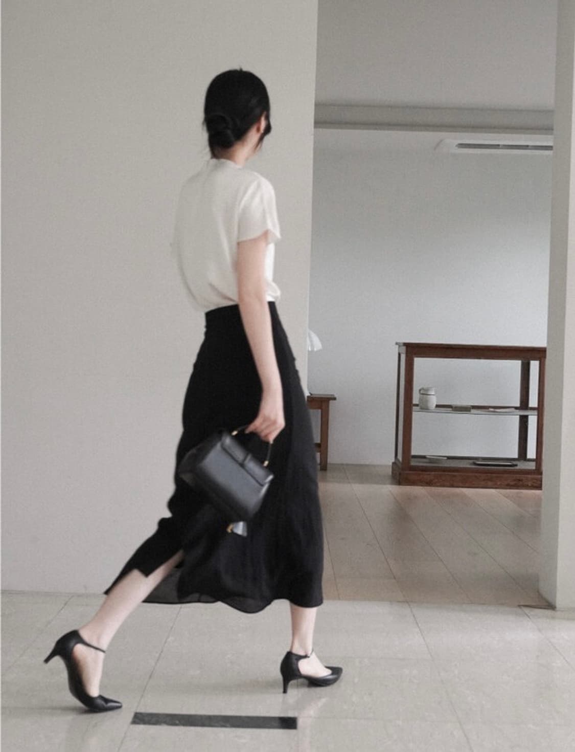 Uur 스틸레토 앵킁 스트랩 슈즈  상품이미지3