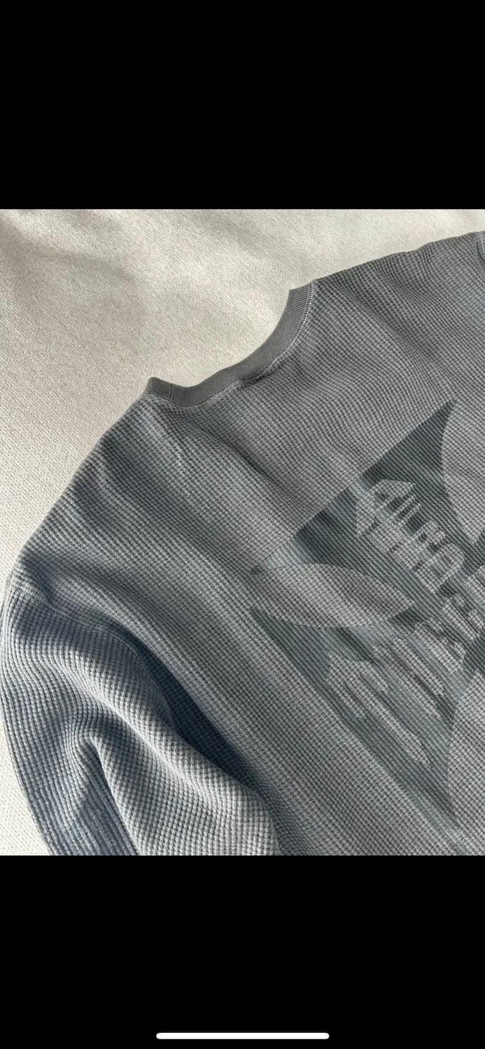 Alfred 알프레드 와플 롱슬리브 차콜 M 헤리티지플로스 상품이미지4