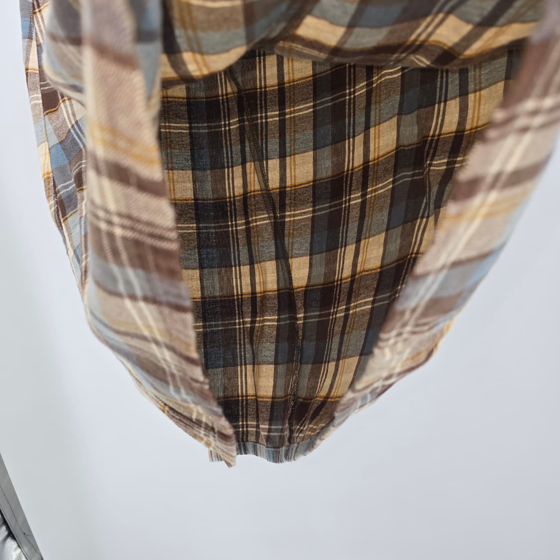 빈티지 체크 롱 스커트 상품이미지2