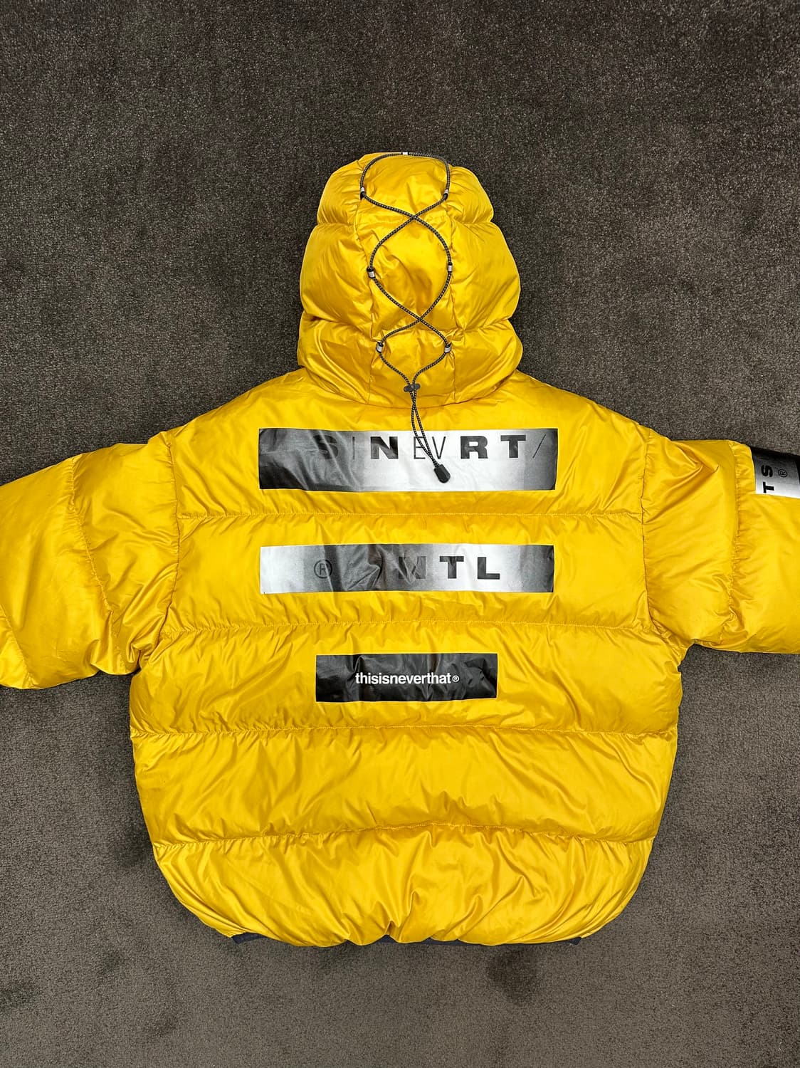 Thisisneverthat 옐로우 패딩 L 상품이미지4