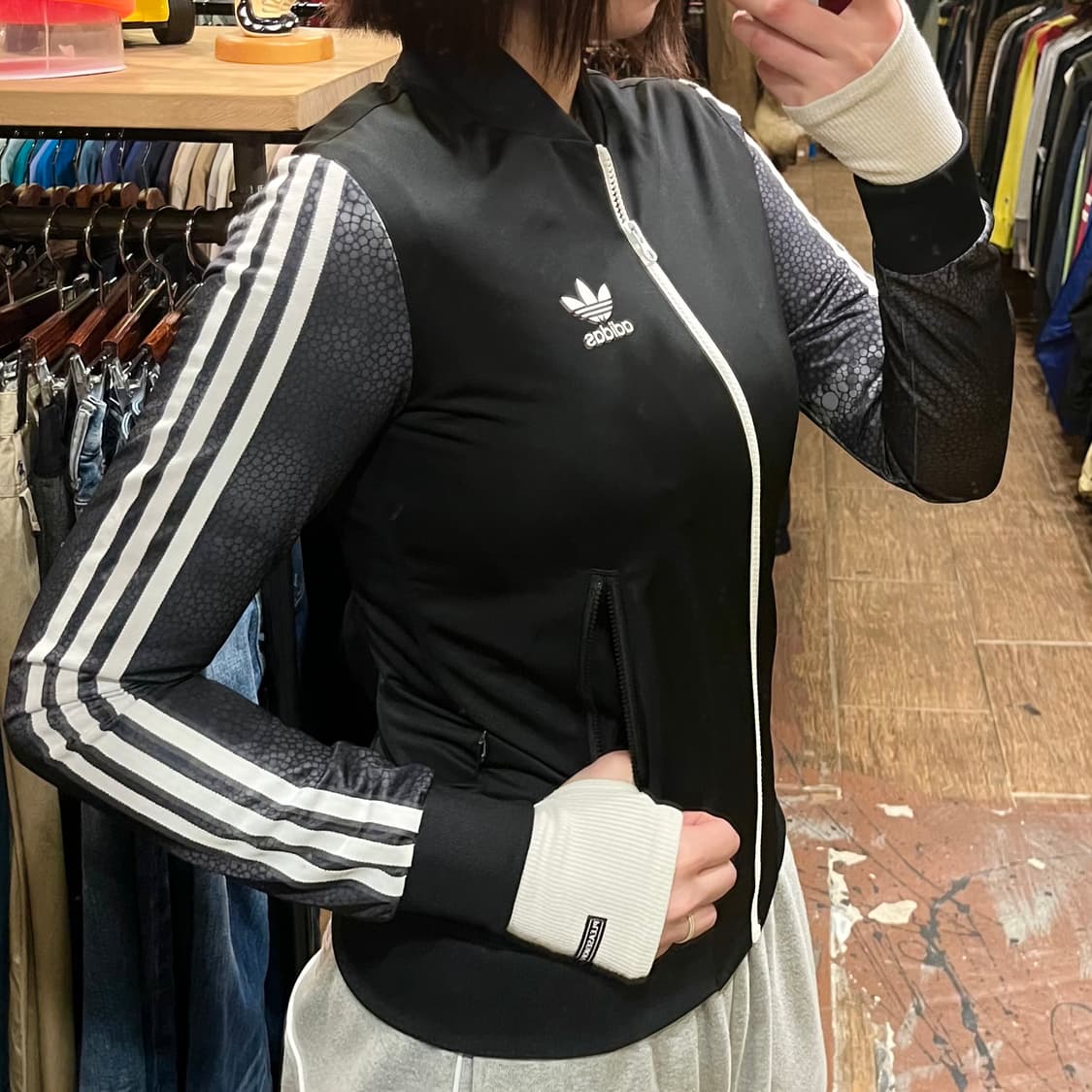[HI] 아디다스 트레이닝 집업 블랙 상품이미지3