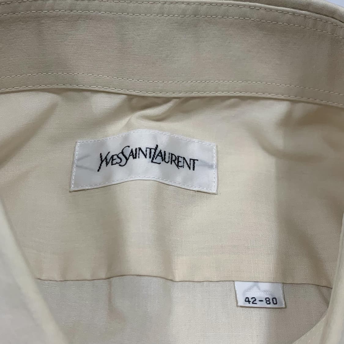 YSL 입생로랑 바닐라 베이지 셔츠 상품이미지3
