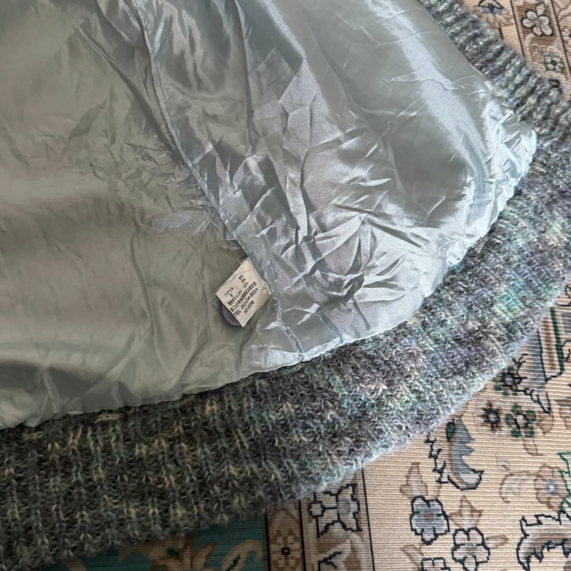 민트그레이믹스 빈티지 니트조끼 주머니 베스트 상품이미지7