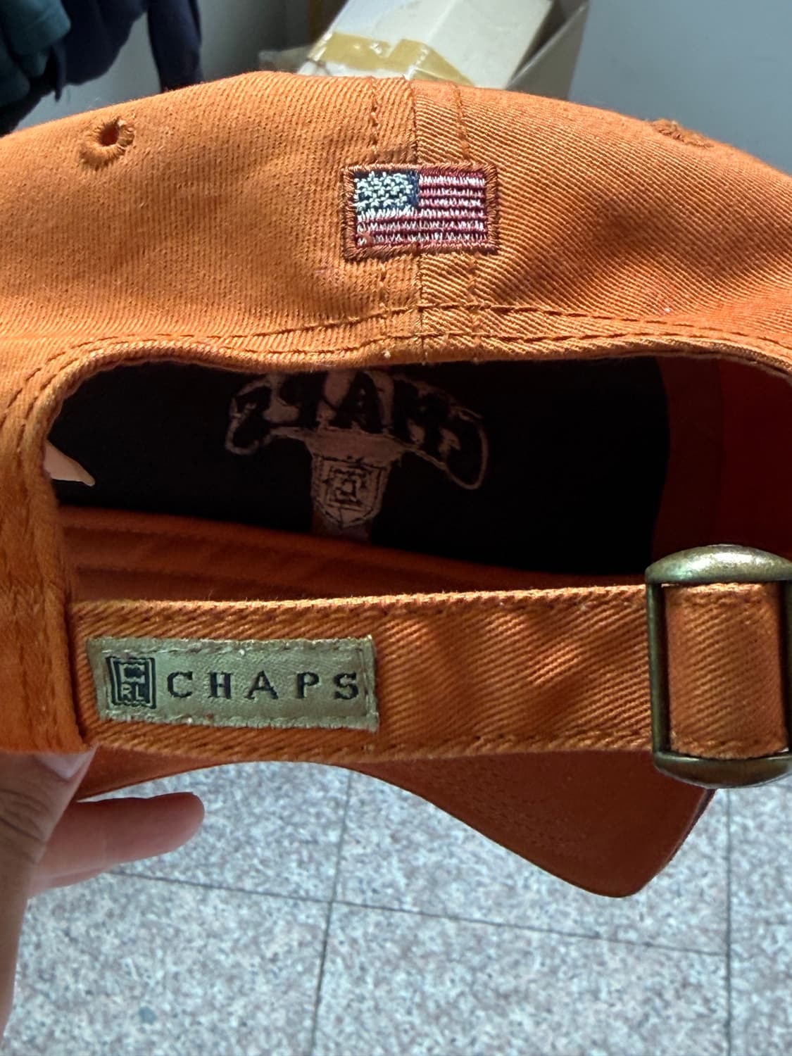 CHAPS EST.1978 오렌지색 볼캡 os 상품이미지4