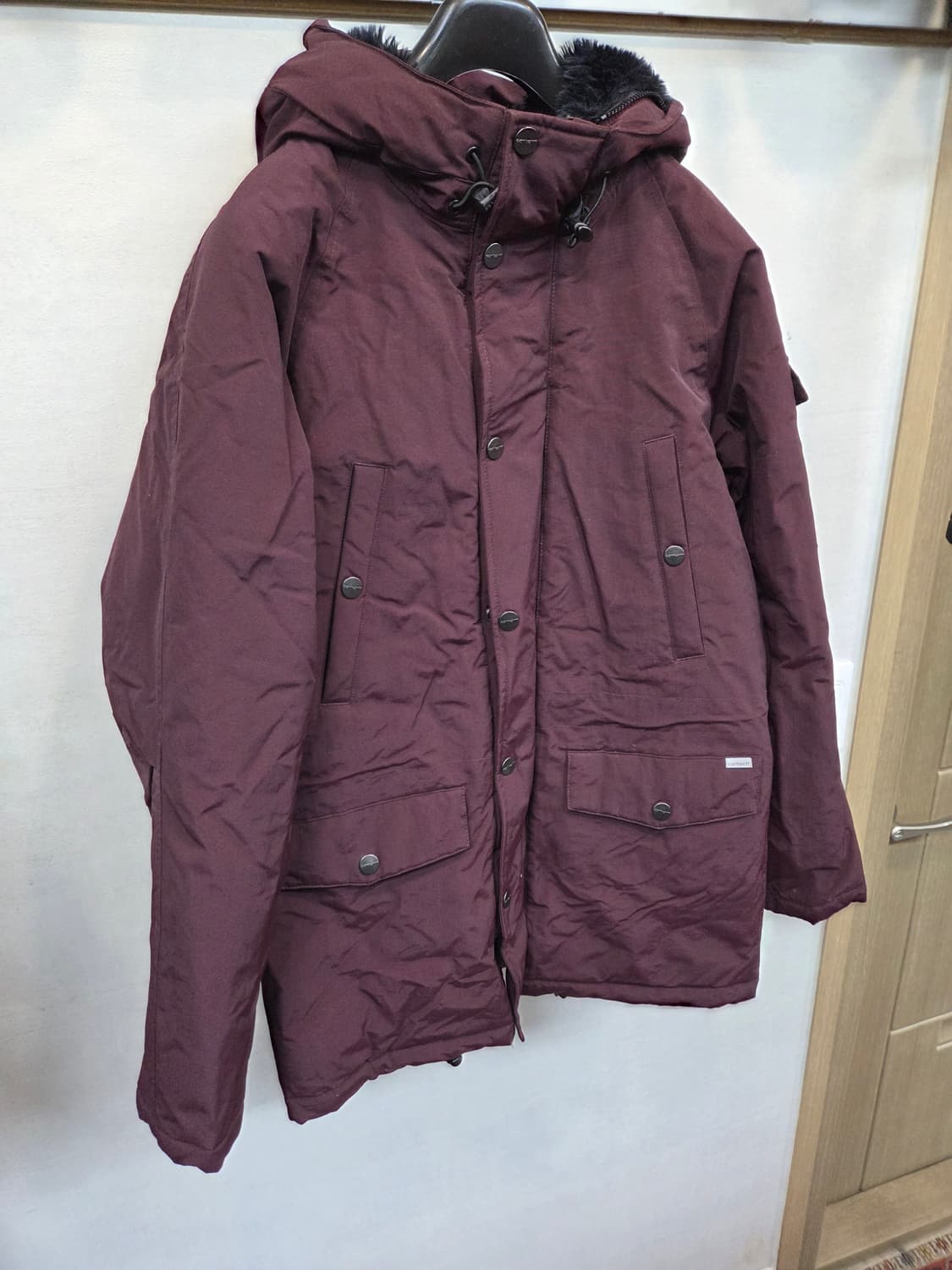 칼하트 앵커리지 파카 패딩 s 버건디  상품이미지6