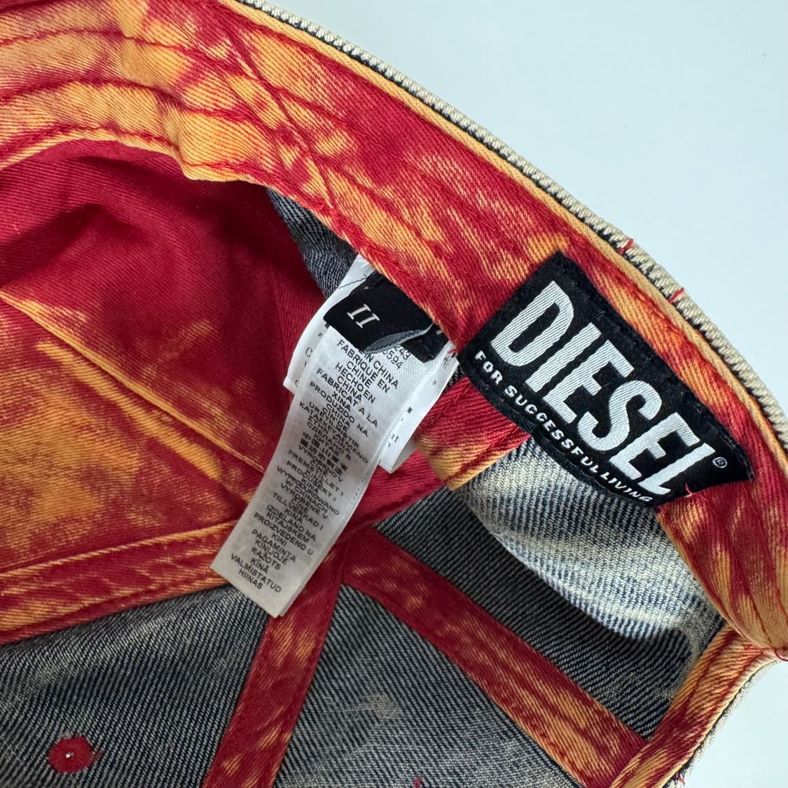 디젤 C-세이몬 데님 모자 02사이즈 상품이미지2