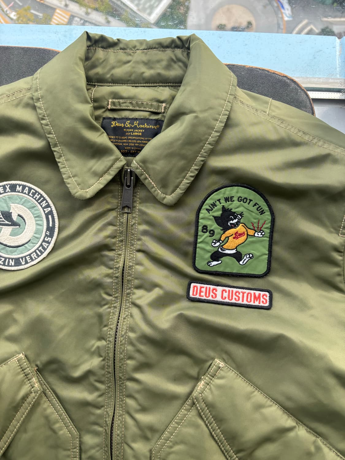 데우스 플라이트 항공자켓 L 상품이미지2