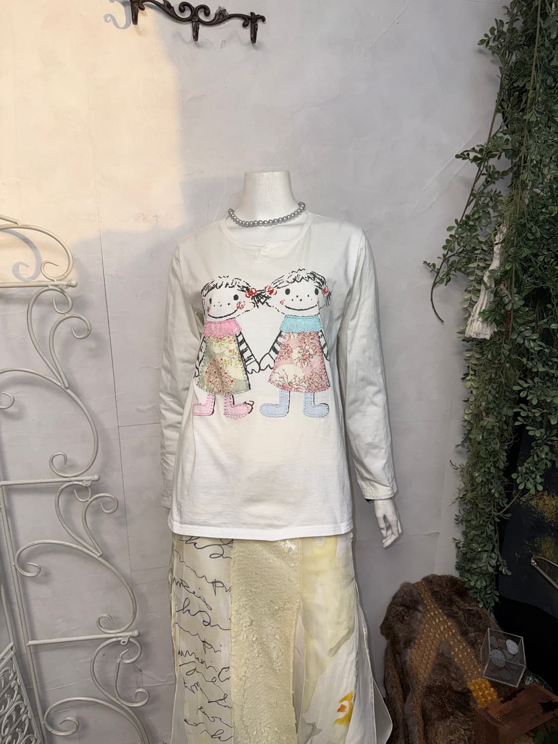White twin babies patch long sleeve 상품이미지6