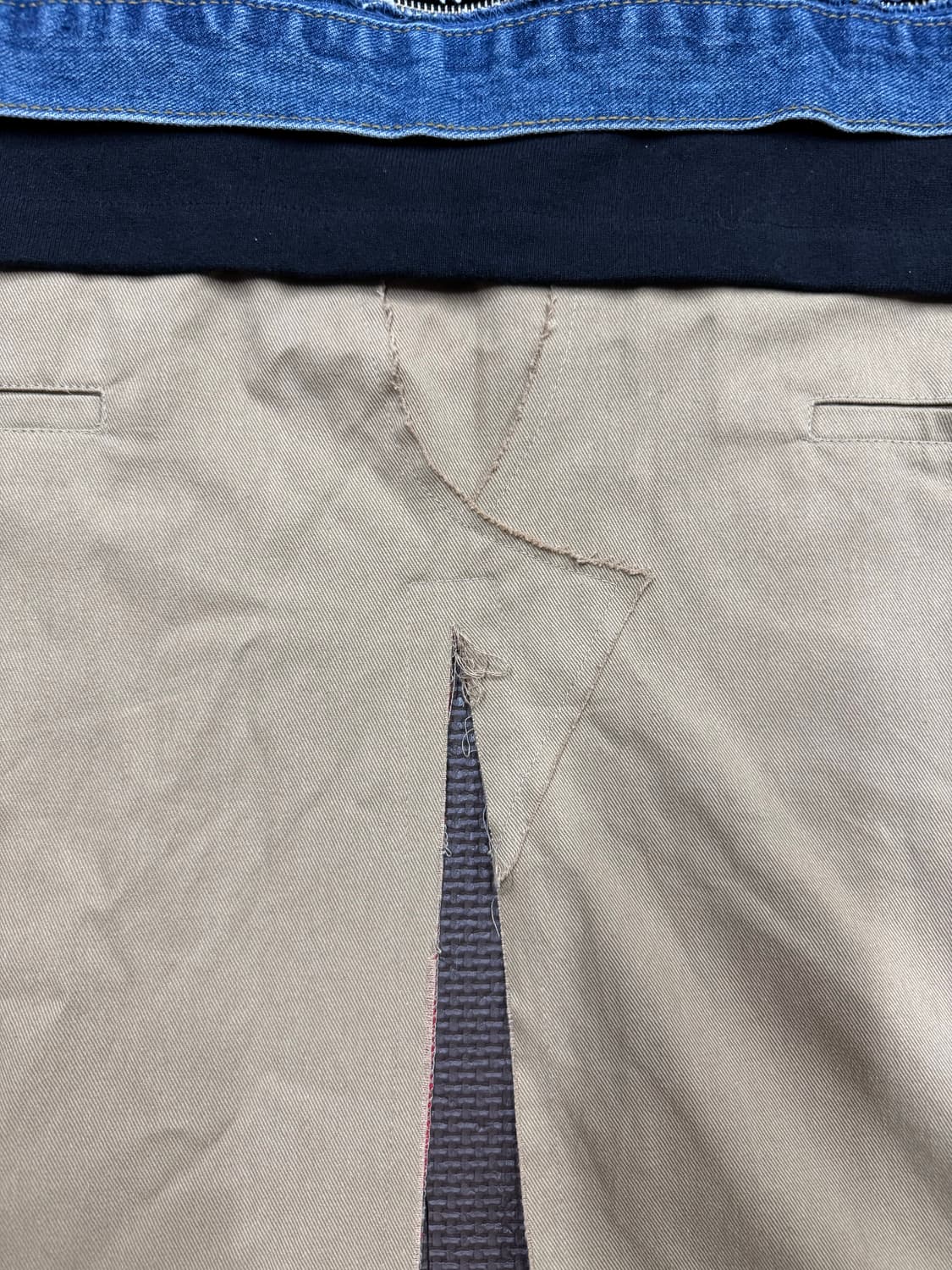 jalan unique denim mix trench 상품이미지7