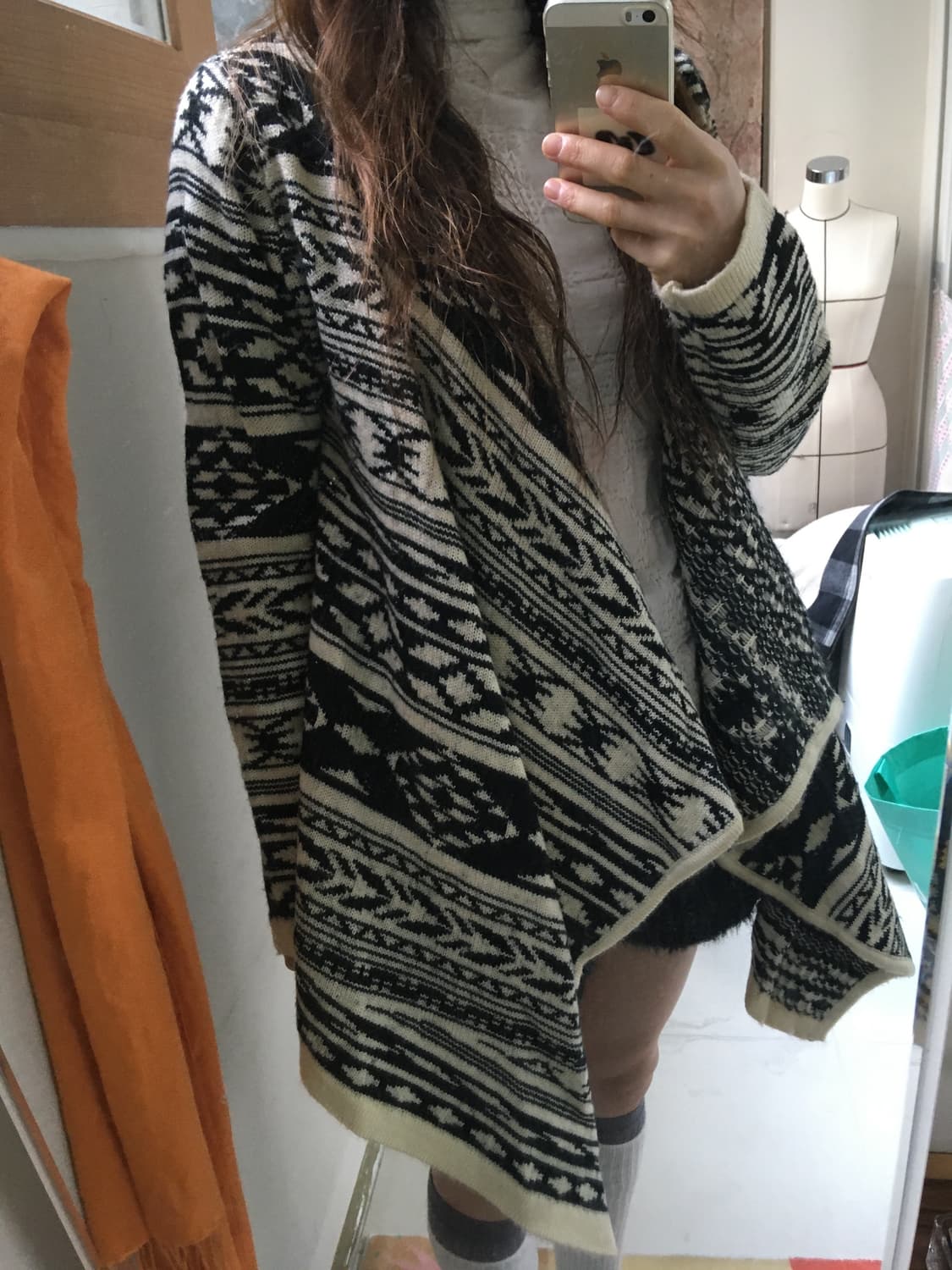 에스닉 패턴 가디건 상품이미지3