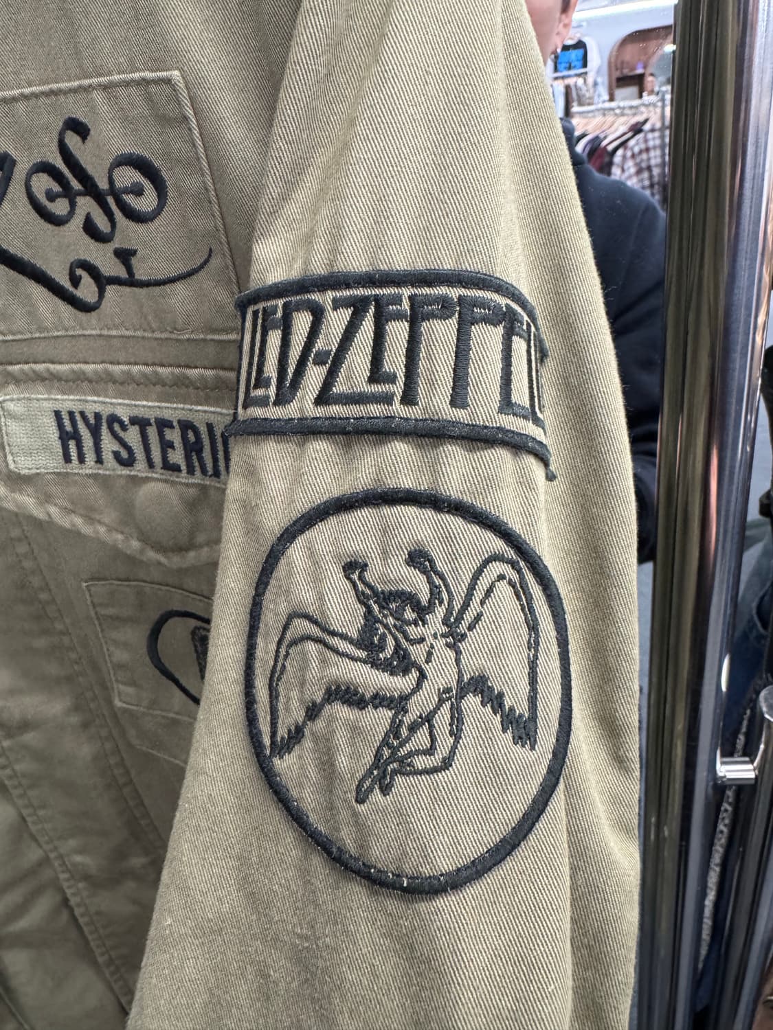 00’s 히스테릭 글래머X레드 제플린 M-65 밀리터리 자켓 상품이미지4