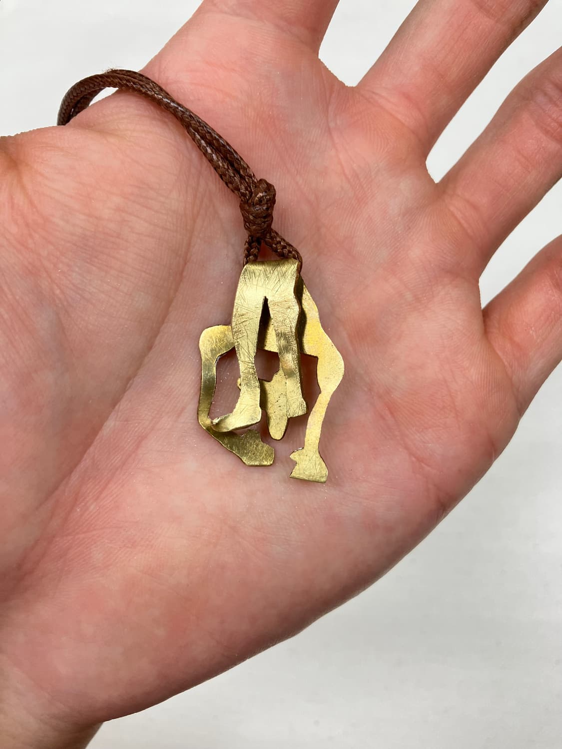 Hangman Pendant Necklace (Bronze) 상품이미지5