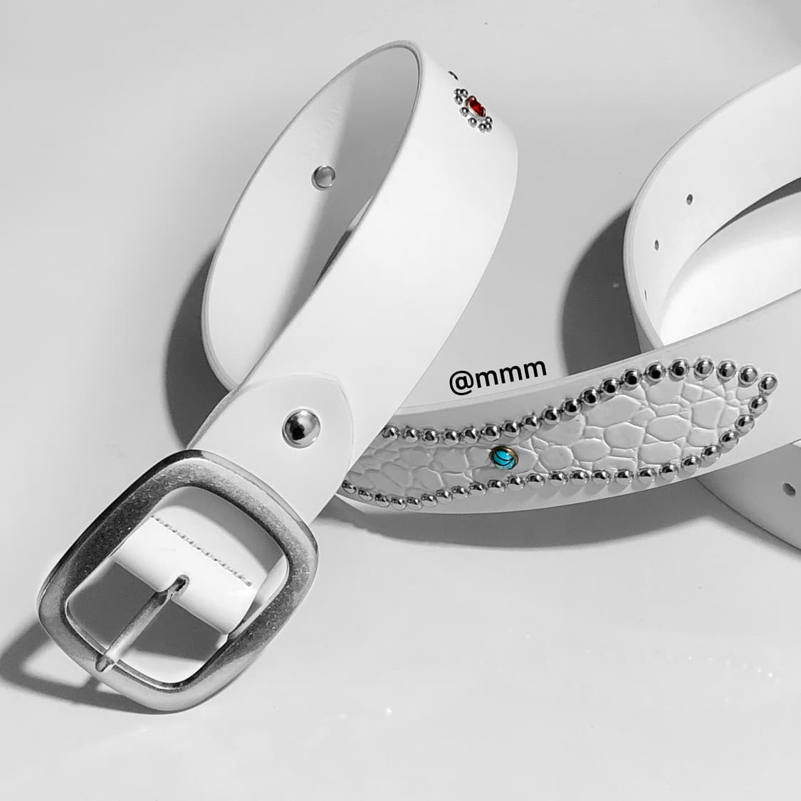 [Unisex] 잼스톤 빈티지 웨스턴 벨트 상품이미지9