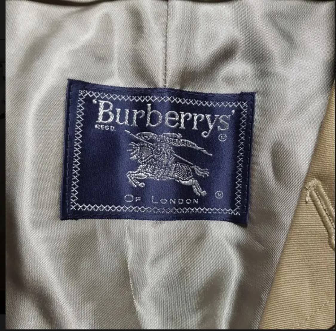 버버리burberrys /미사용/남성 트랜치코트/ /2생 상품이미지5