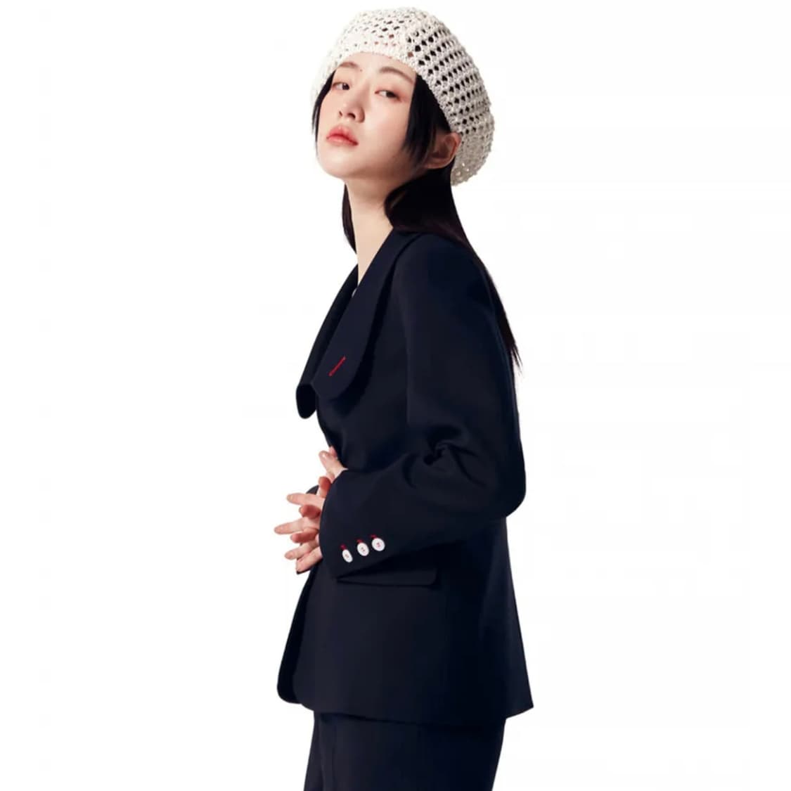 오아이오아이컬렉션(oioi) 빅카라 자켓 55-66 새상품 상품이미지3