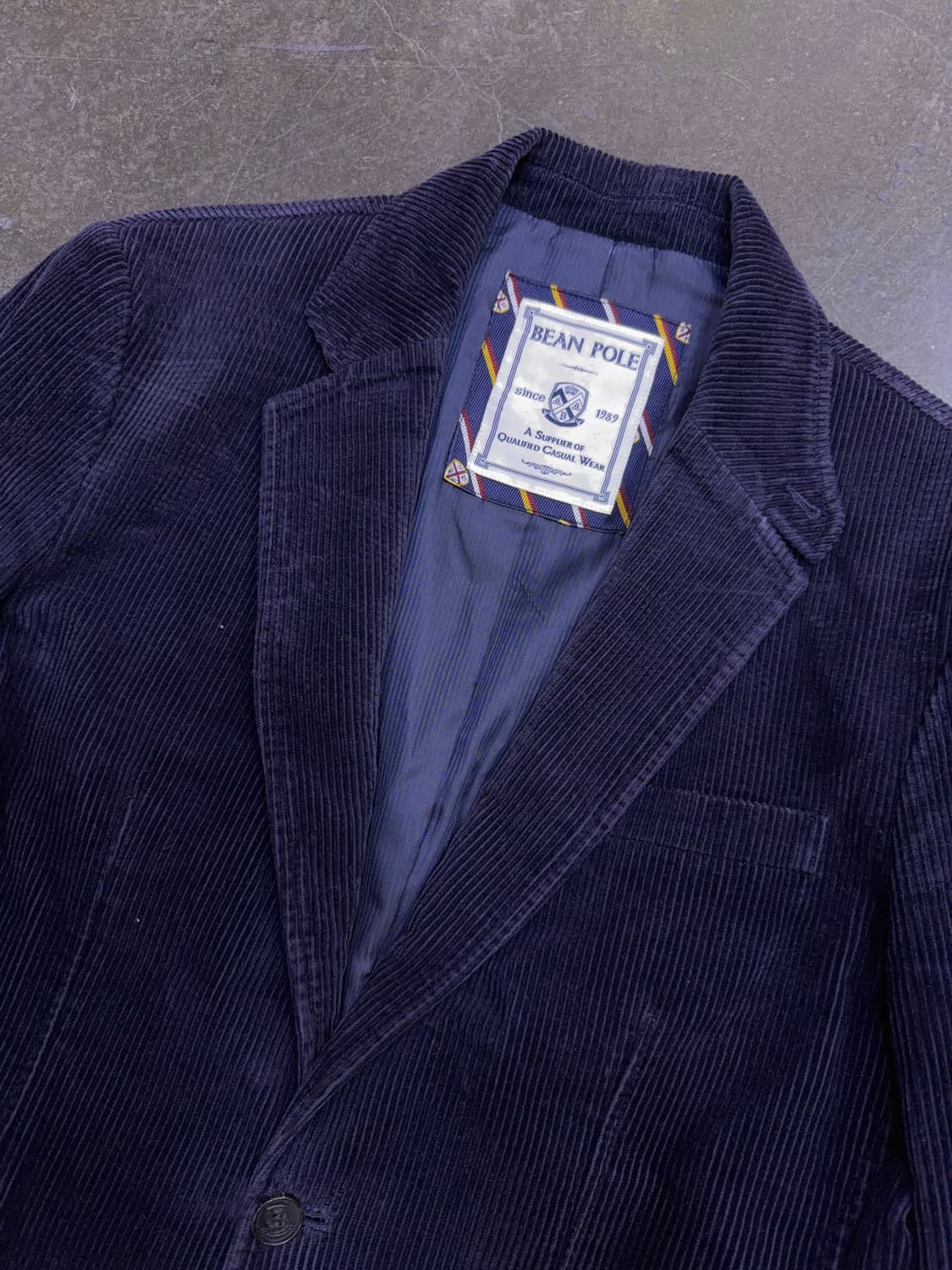 빈폴 클래식 코듀로이 스포츠자켓 블레이저 자켓 네이비 100 상품이미지3