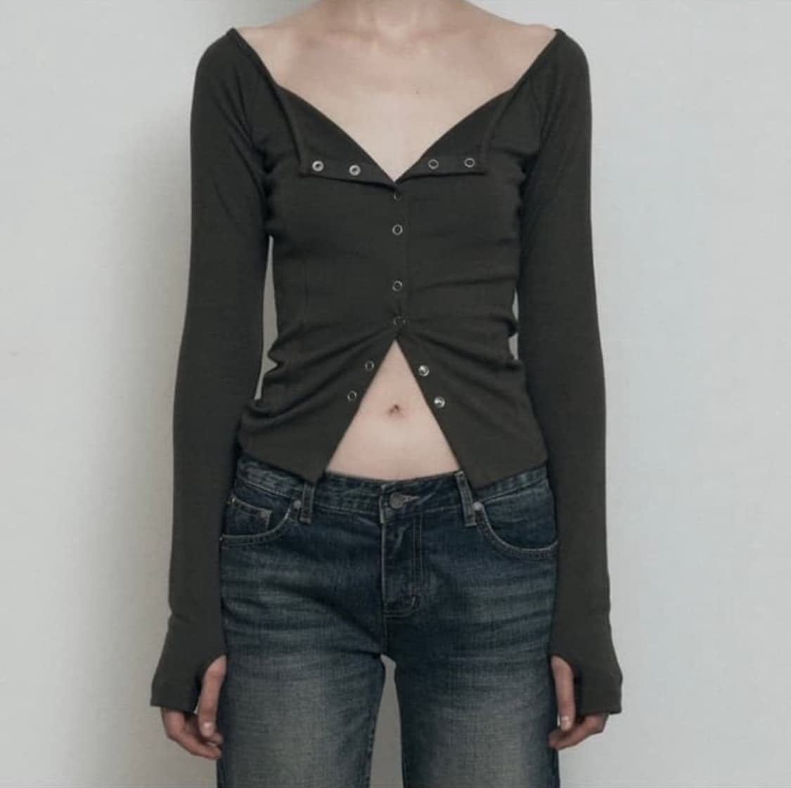 보헤미안서울 보트넥 워머 티 상품이미지1