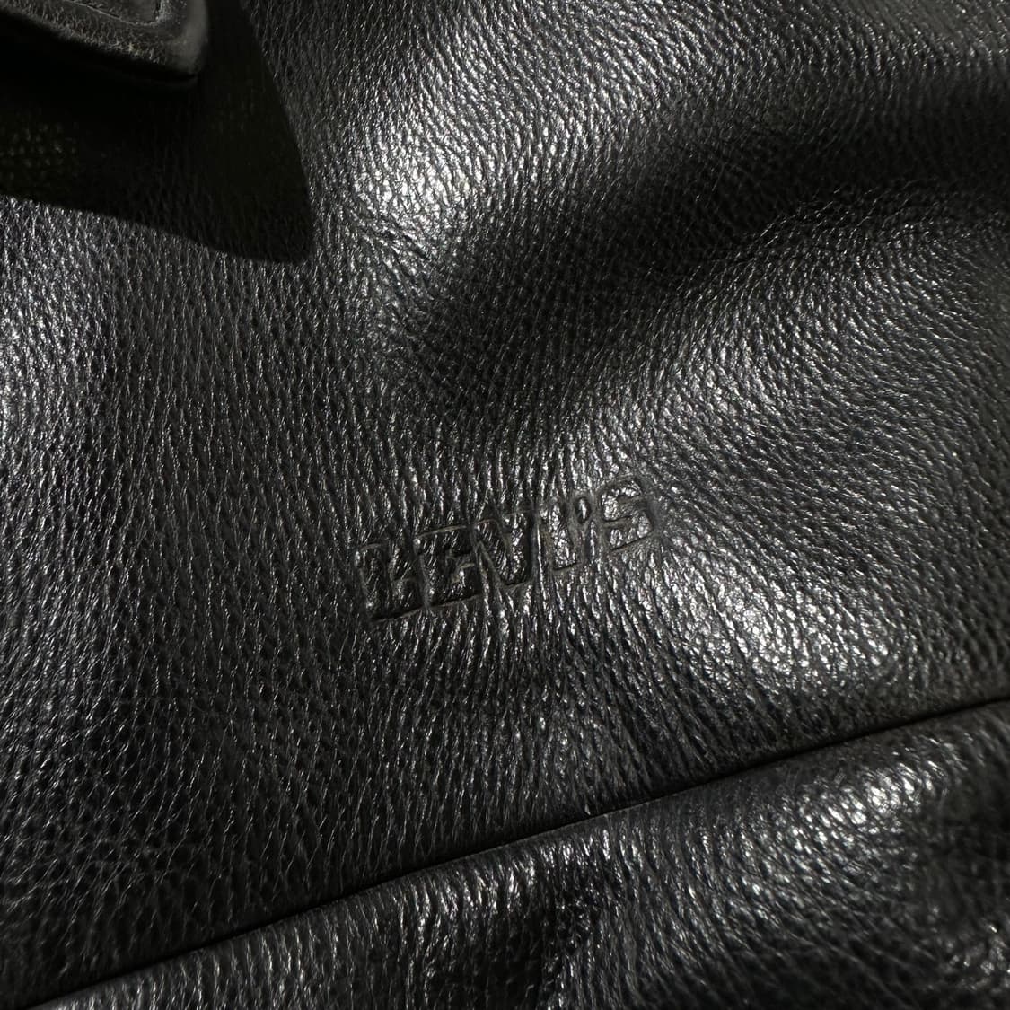 리바이스 카우 레더 소가죽 헤링턴 블루종 싱글 자켓 상품이미지5