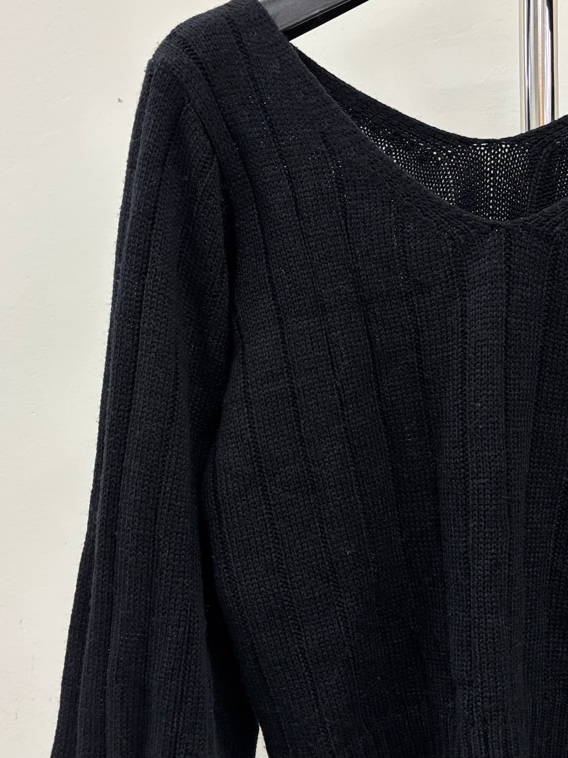 빈티지 블랙 니트 상품이미지6