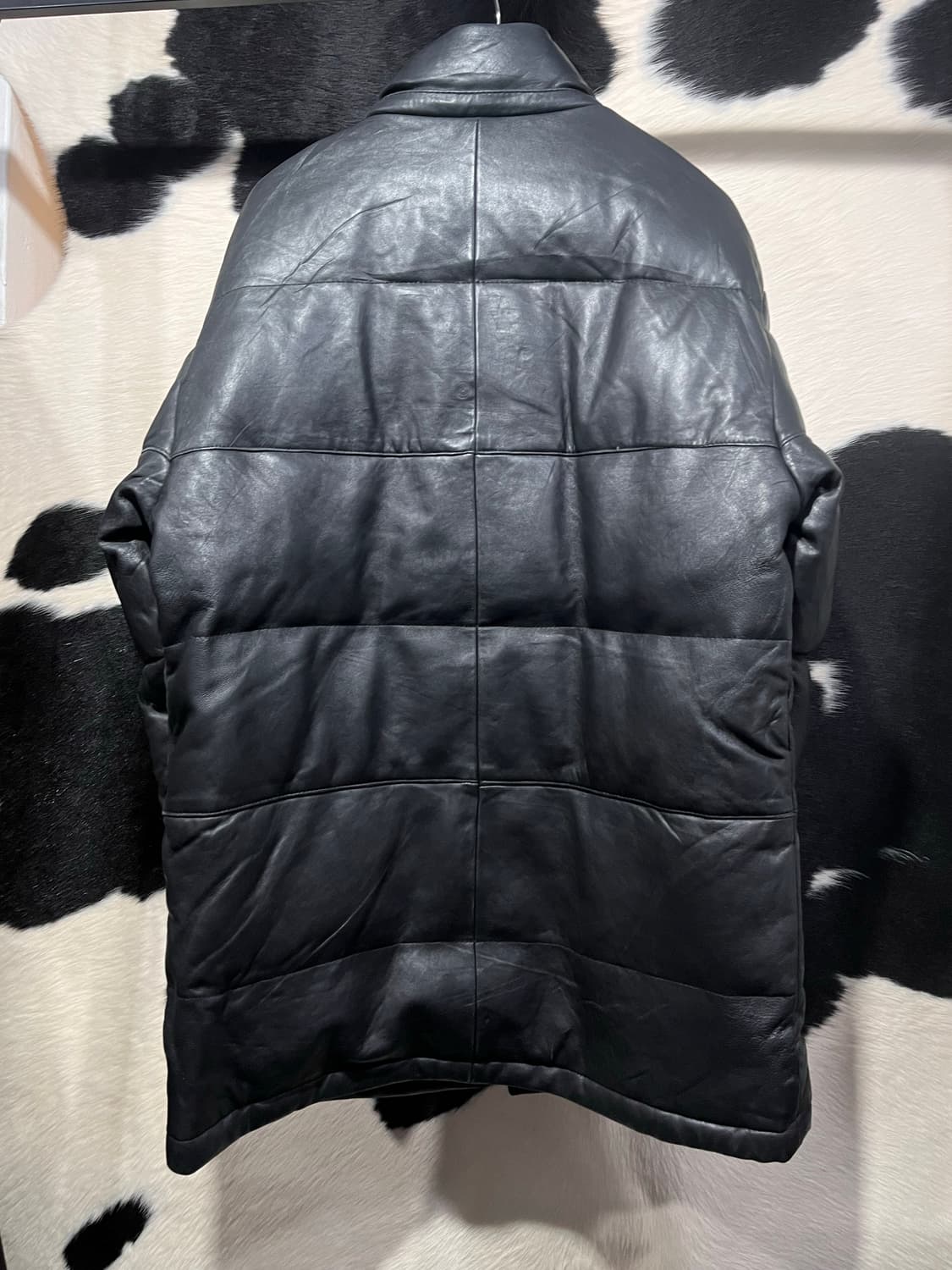 오버핏 레더 패딩 상품이미지5
