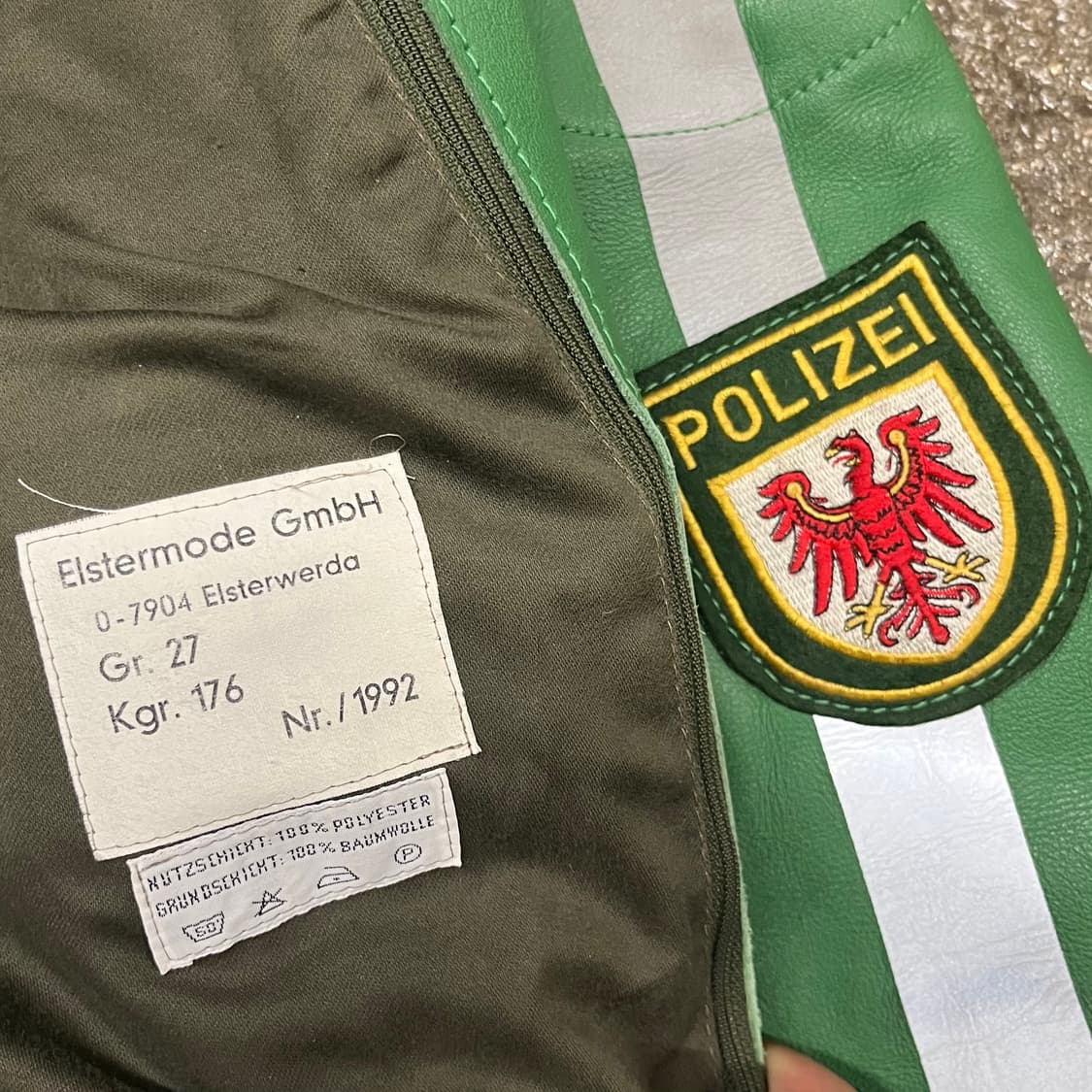 90s 독일 폴리자이 모터싸이클 슈트 상품이미지3