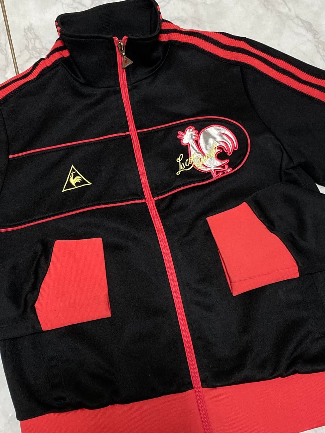 르꼬끄 y2k 패션 트랙탑 져지 집업 여성 90 상품이미지3