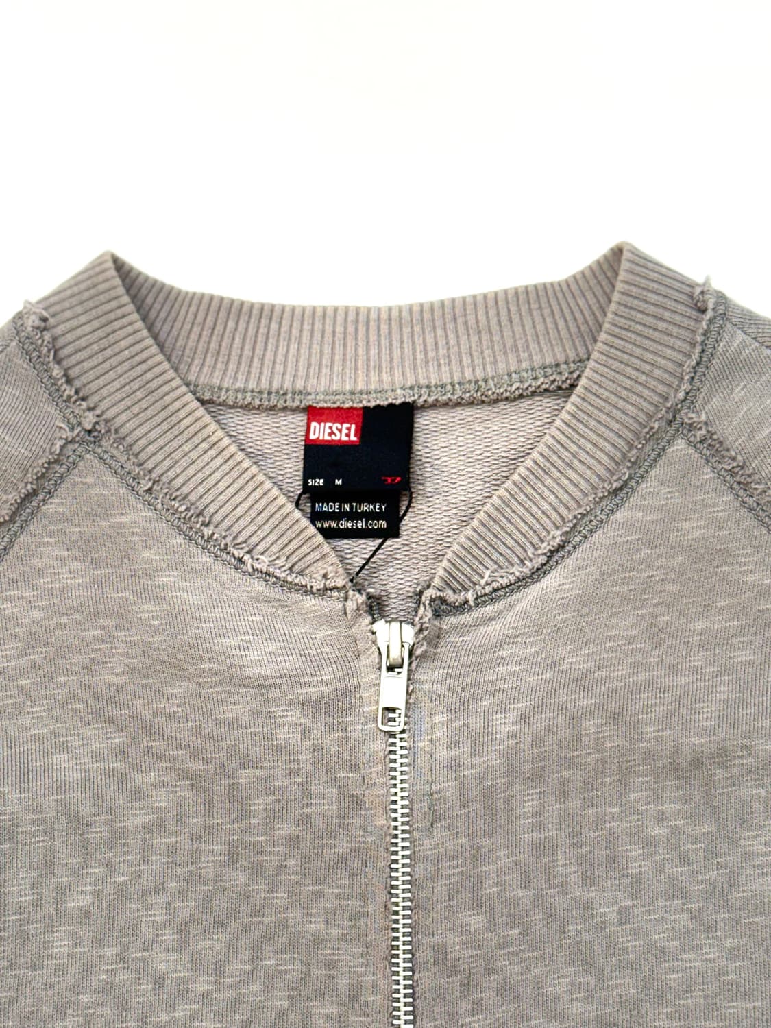 Diesel 디젤 그레이 컬러 빈티지 스타일 그레이 지퍼 자켓 상품이미지6