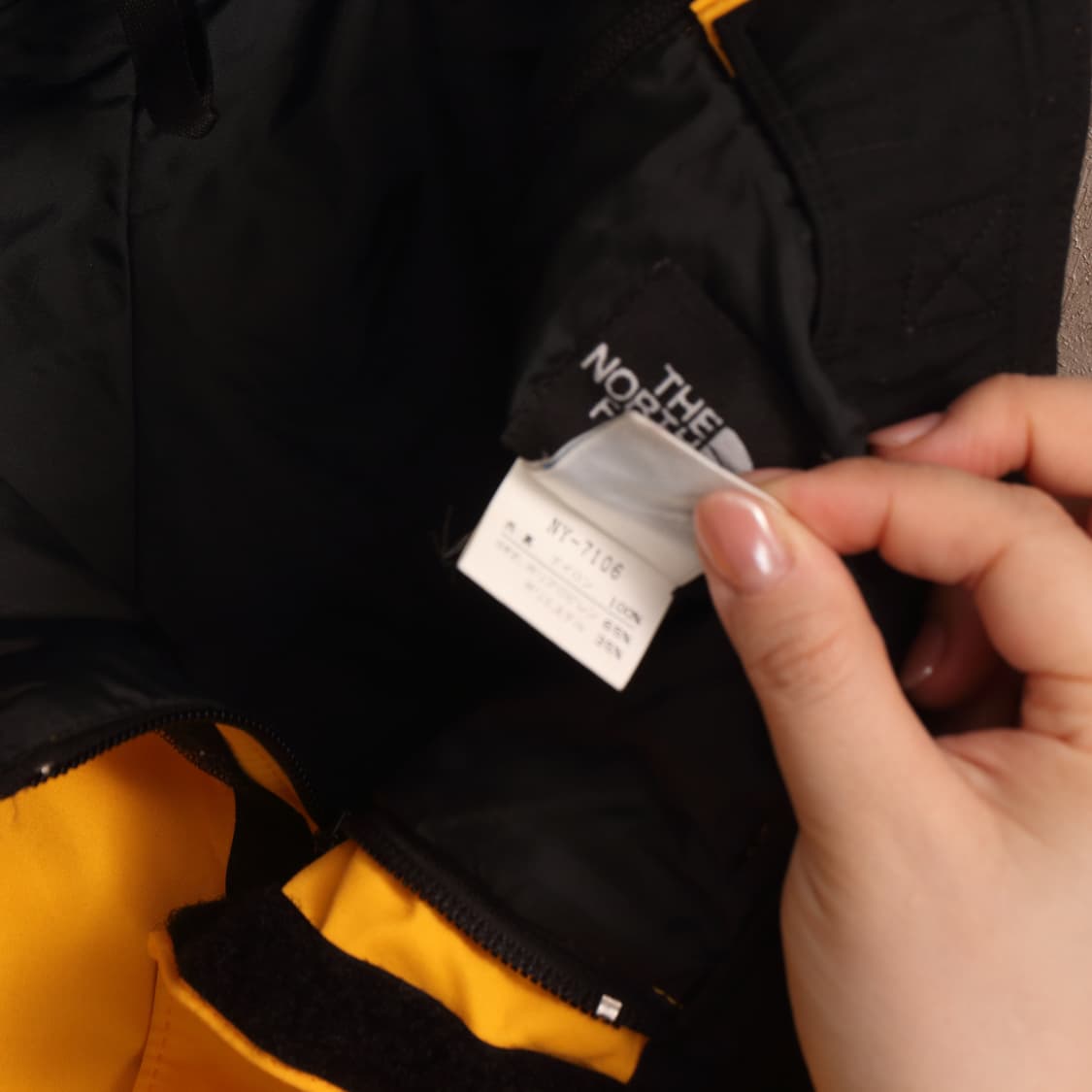 노스페이스 스키팬츠 옐로우 A1807 상품이미지4