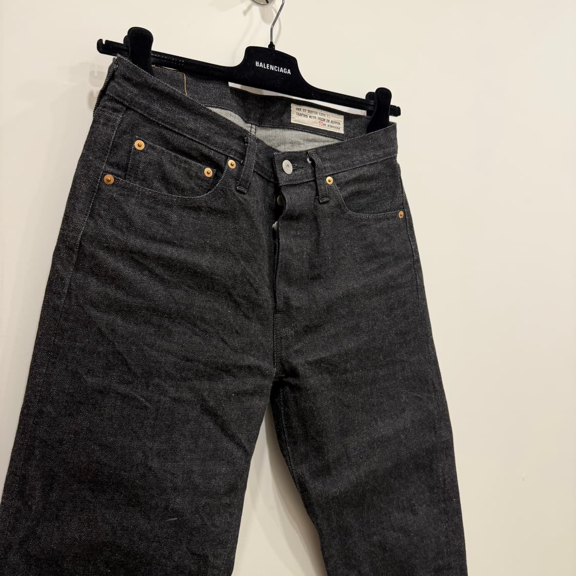 본쿠라 66 블랙 데님 원워시 30사이즈 팝니다 상품이미지3