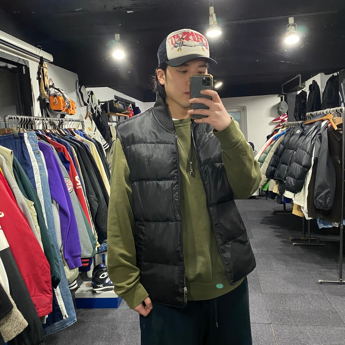 입 생로랑 리버시블 패딩조끼 상품이미지9