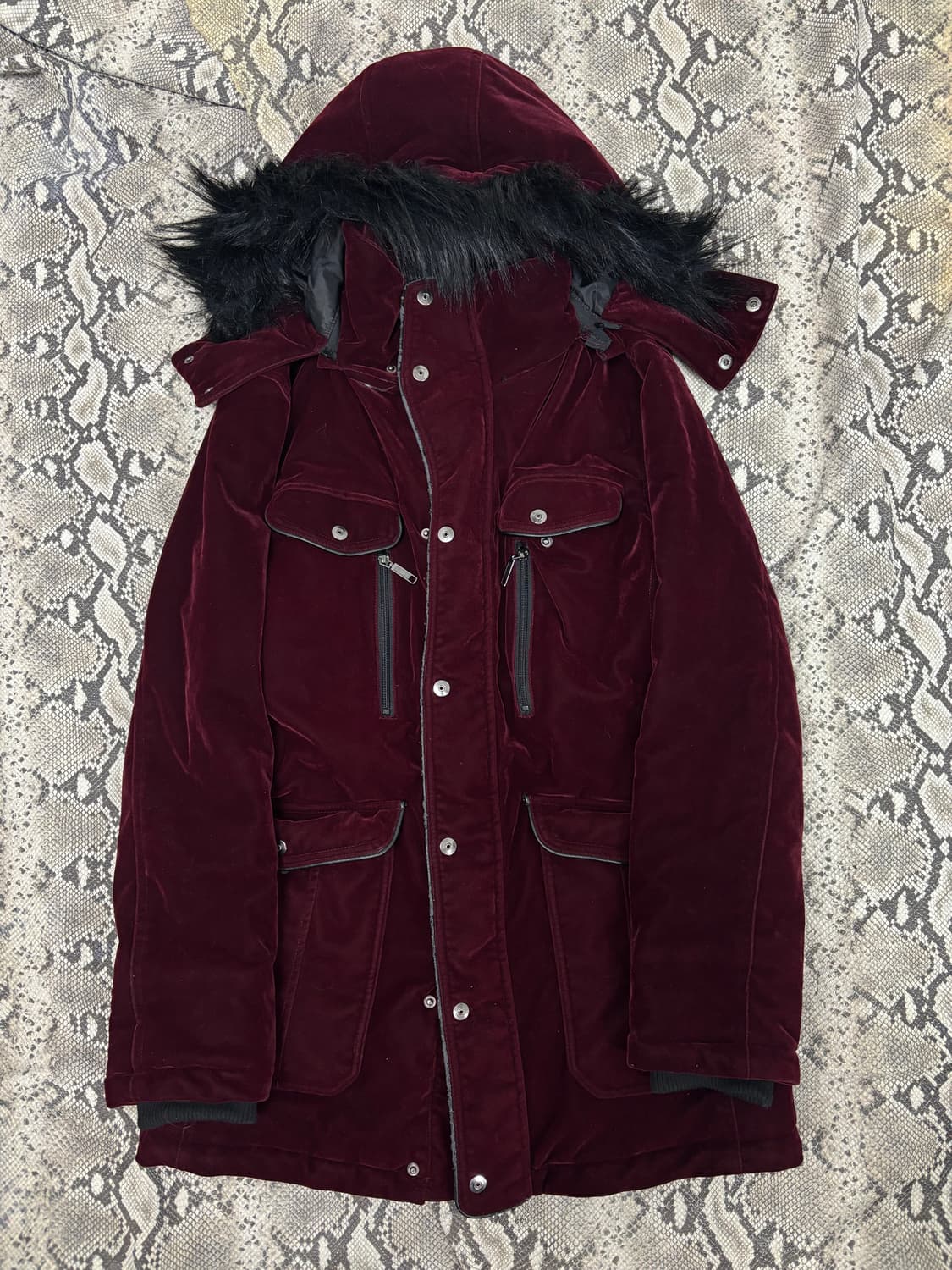 2000s Mood Burgundy Black intheattic 상품이미지6