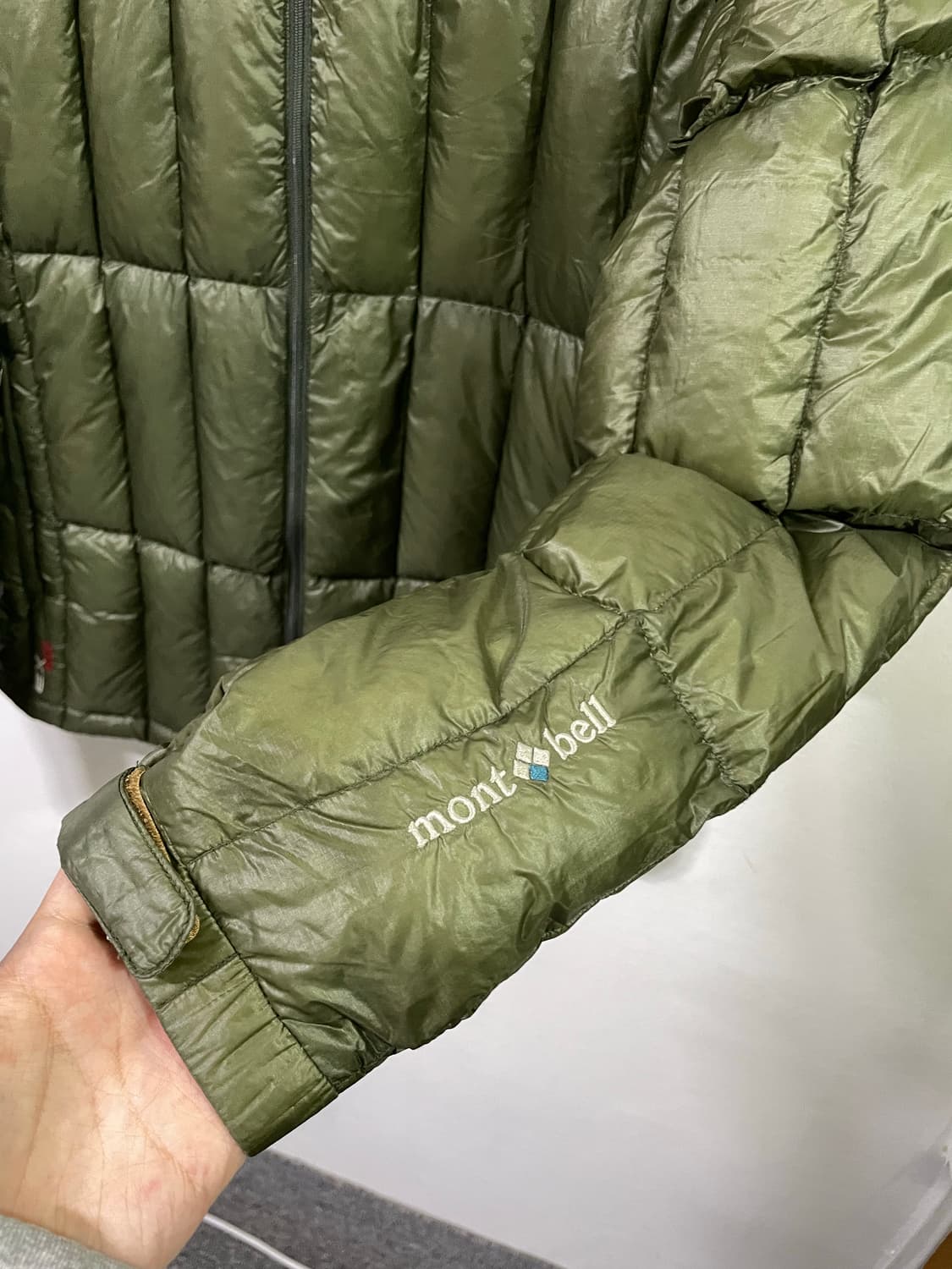 몽벨 플라즈마 1000 경량 구스다운 자켓 초희귀 110사이즈 상품이미지4