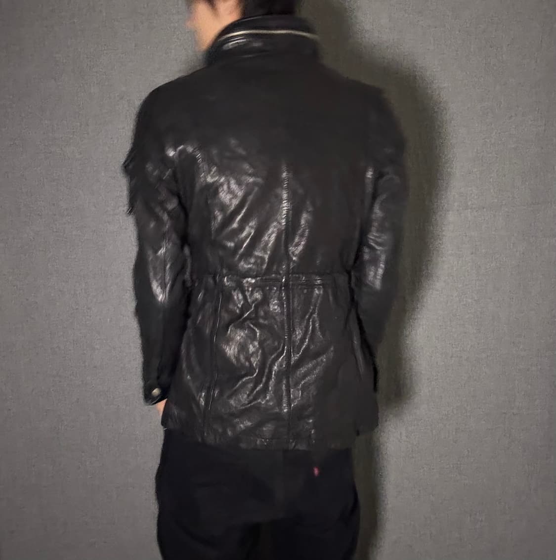 japan vintage ltaly lamb skin coat 상품이미지6