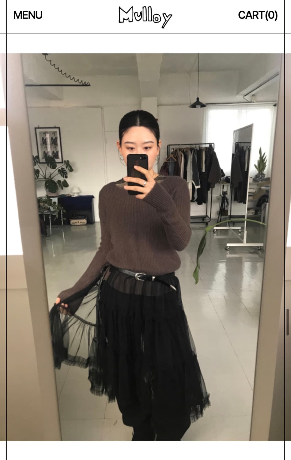 멀로이 레이어드 샤스커트 상품이미지2