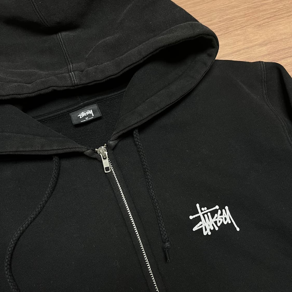 100 스투시 베이직 후드집업 상품이미지3