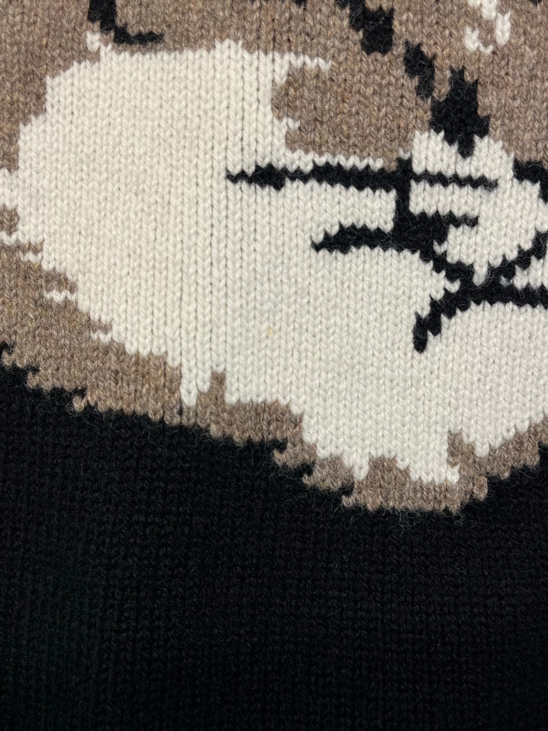 메종키츠네 니트 블랙 XS #csz1980 상품이미지6