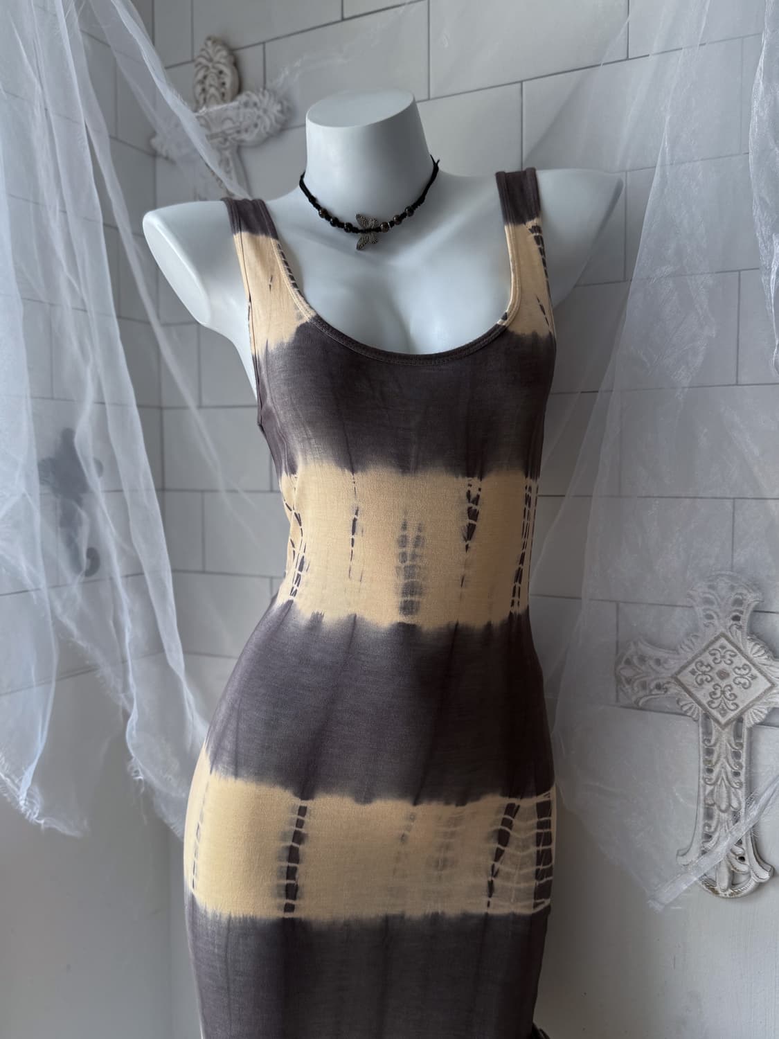 Back Hole Tie-Dye Dress 0307 상품이미지3