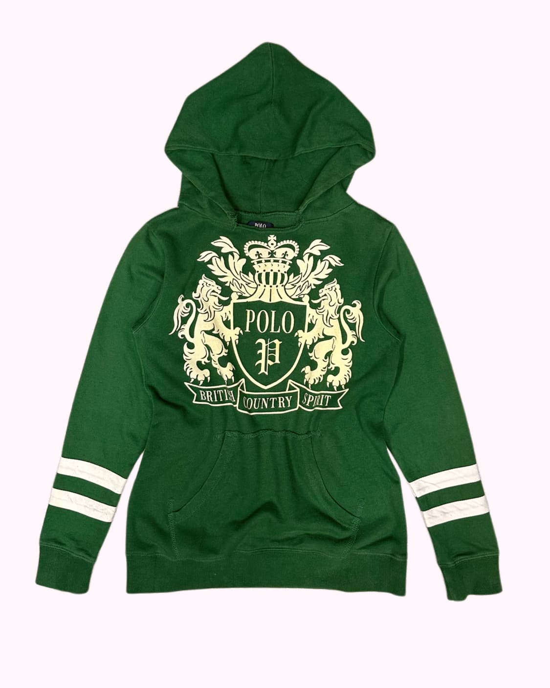 POLO BCS green crest hood t-shirt 상품이미지1