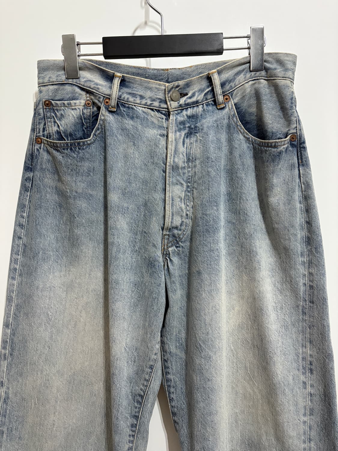 코모리 / 23SS 블리치 데님 진 팬츠 / 1 상품이미지2