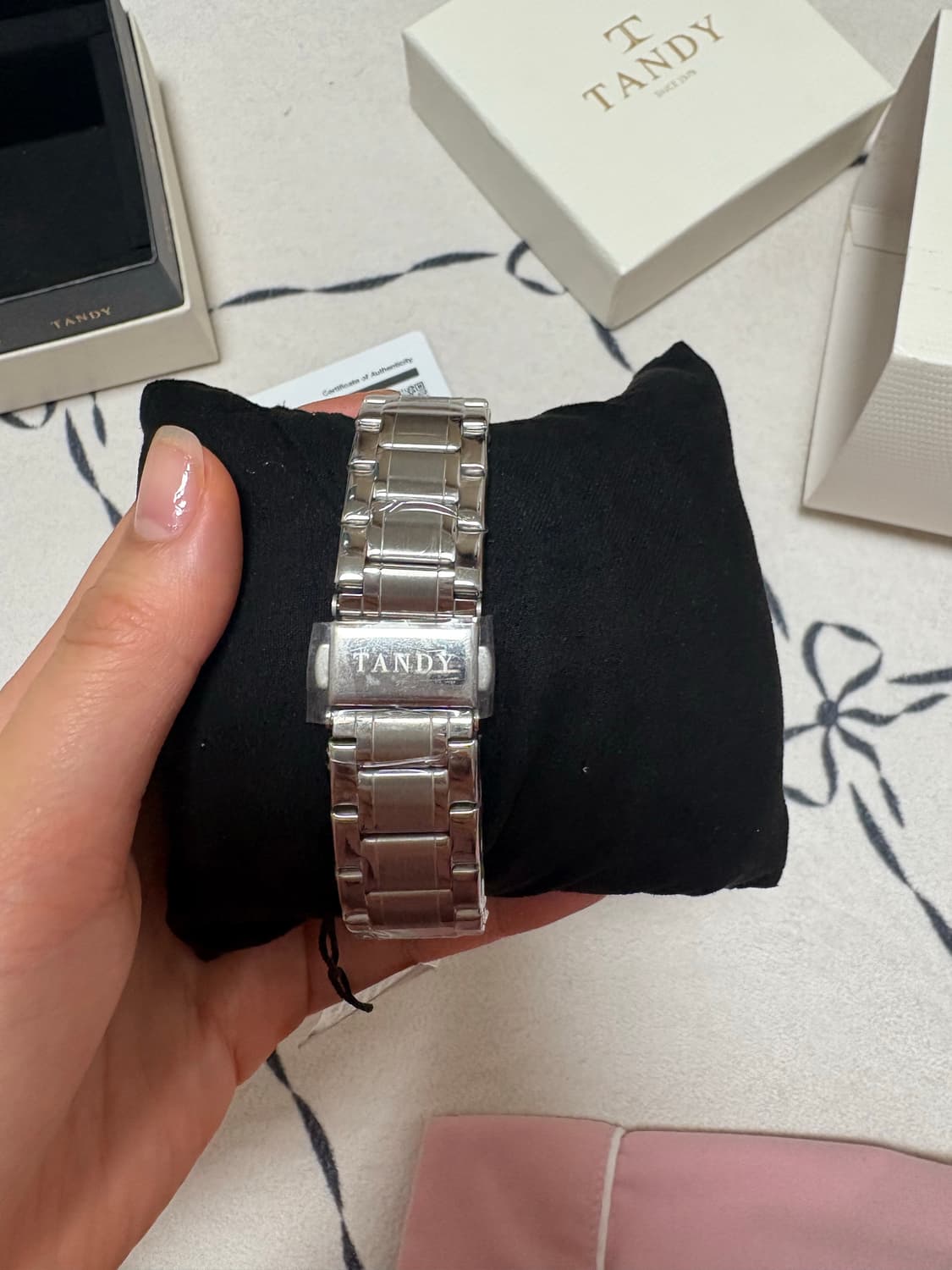 (새상품) 탠디 T-3603M 다이아몬드 메탈 시계  상품이미지4