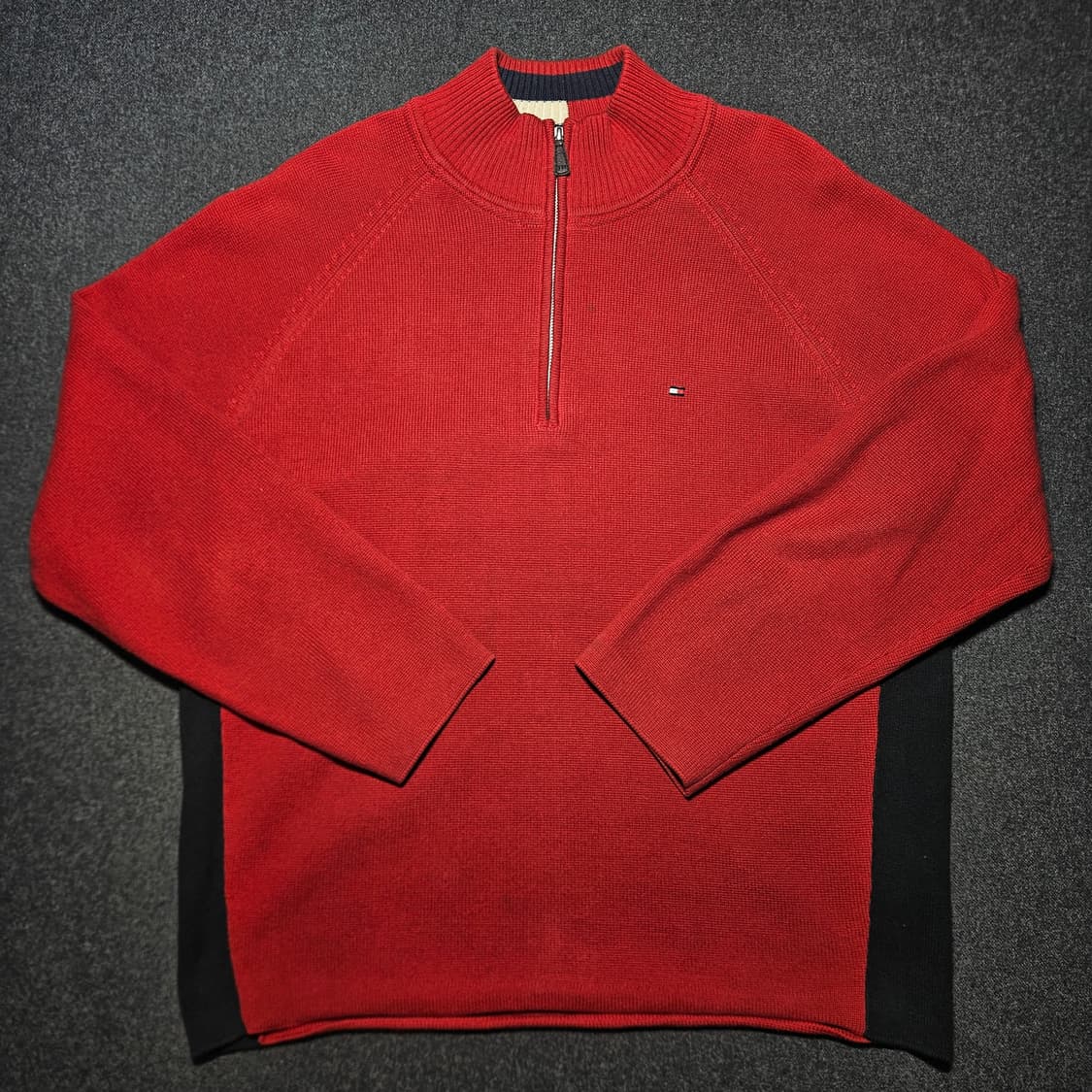 타미힐피거 남성 반집업 니트 105 상품이미지1