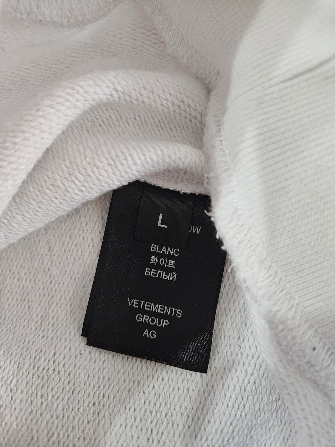 [L] 베트멍 유니콘 에디션 후드 화이트 상품이미지5