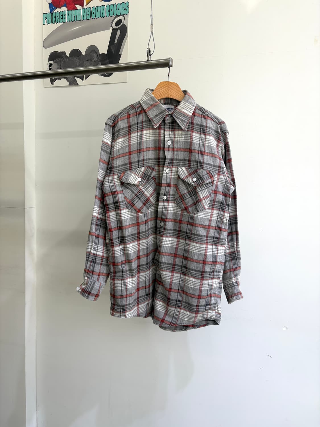 OSHKOSH B GOSH (Made in USA) 체크셔츠 상품이미지1