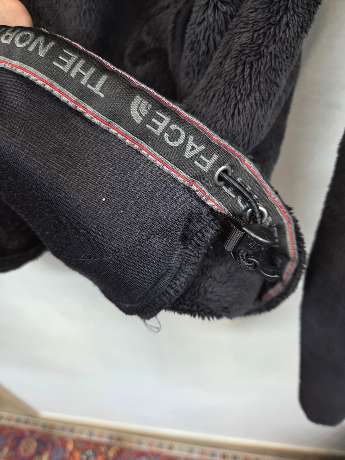 노스페이스 여성 융털 플리스 후드집업 Lg 상품이미지5