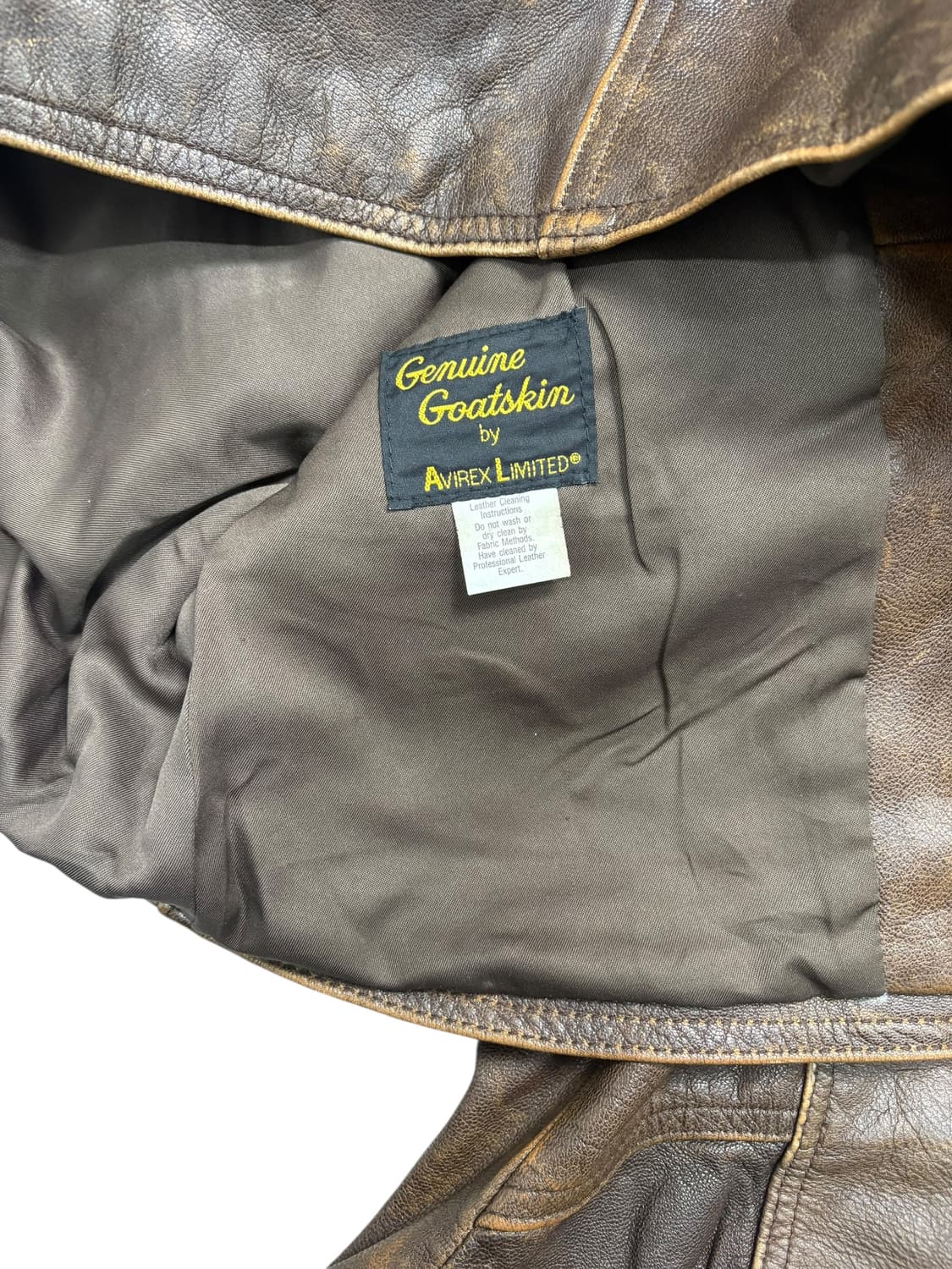 Avirex 아비렉스 빈티지 가죽 자켓 상품이미지8